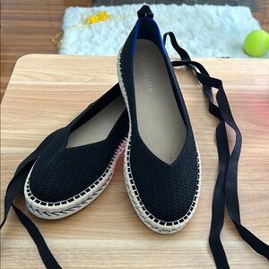 Rothy's Black Espadrille Flats